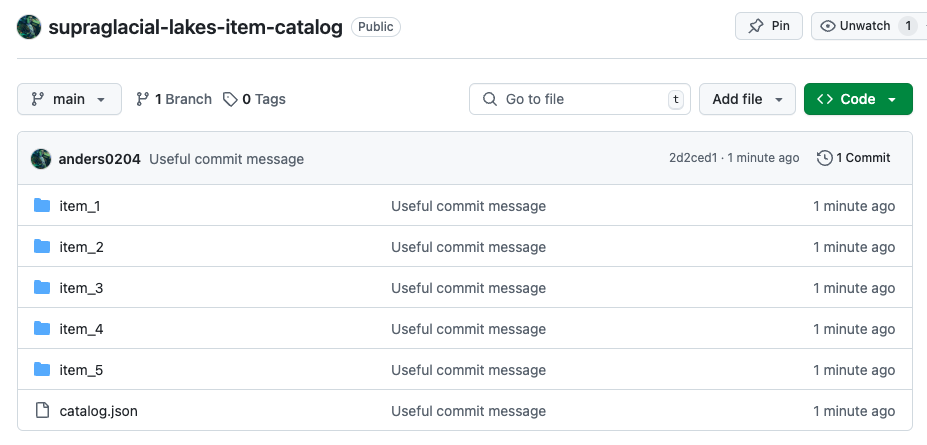 New GitHub repository