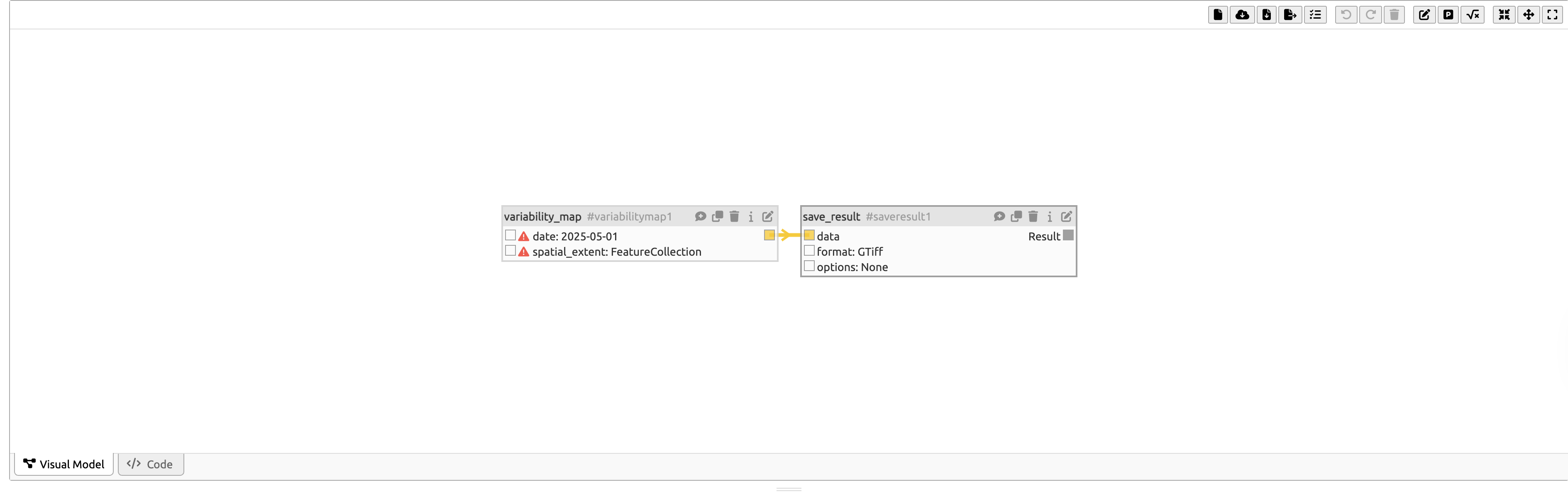 Reproducing Experiment - Execution Link - openEO Web Editor